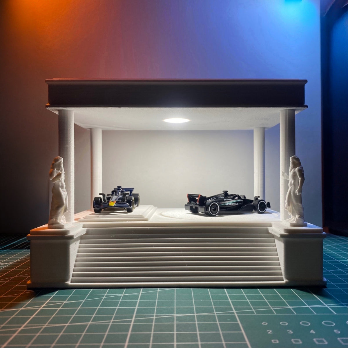 Greek 1:64 Diecast Car Display (2 Cars)